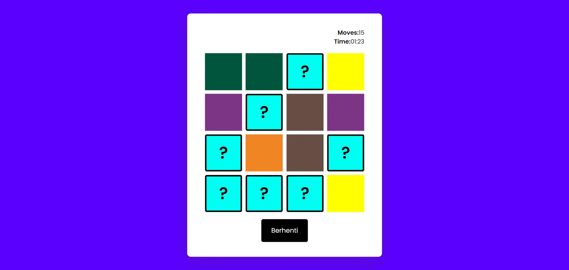 Memory Mini Game