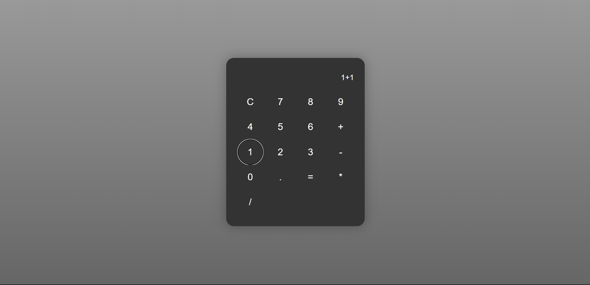 Webleb UI Elements Simple Calculator