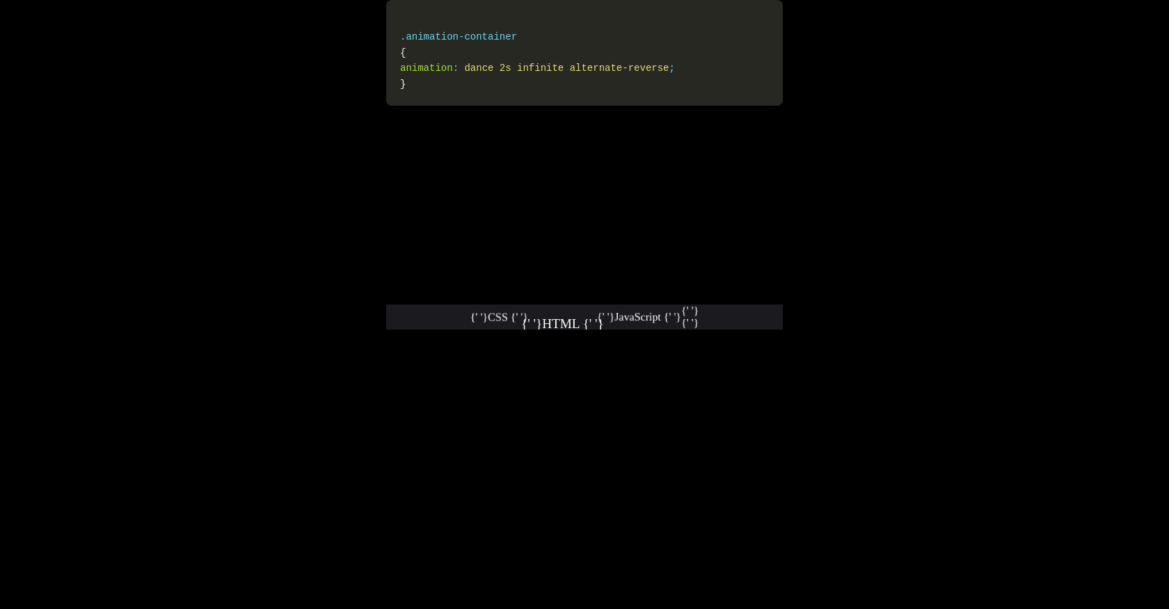 dancing code