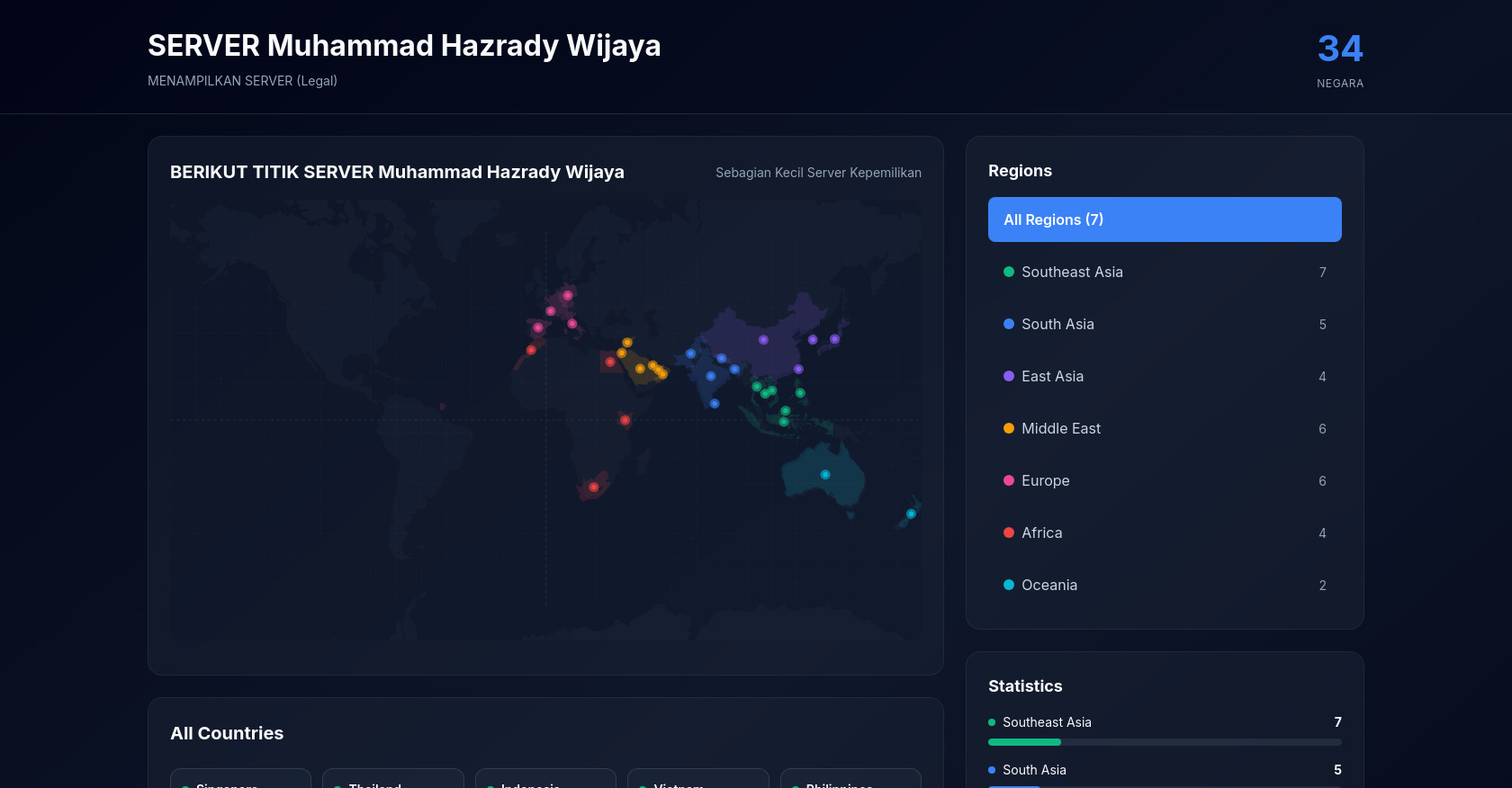React D3 World Map with Regions and Country Data