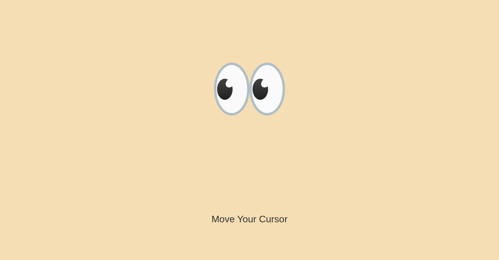Mouse Tracking Googly Eyes SVG Emoji