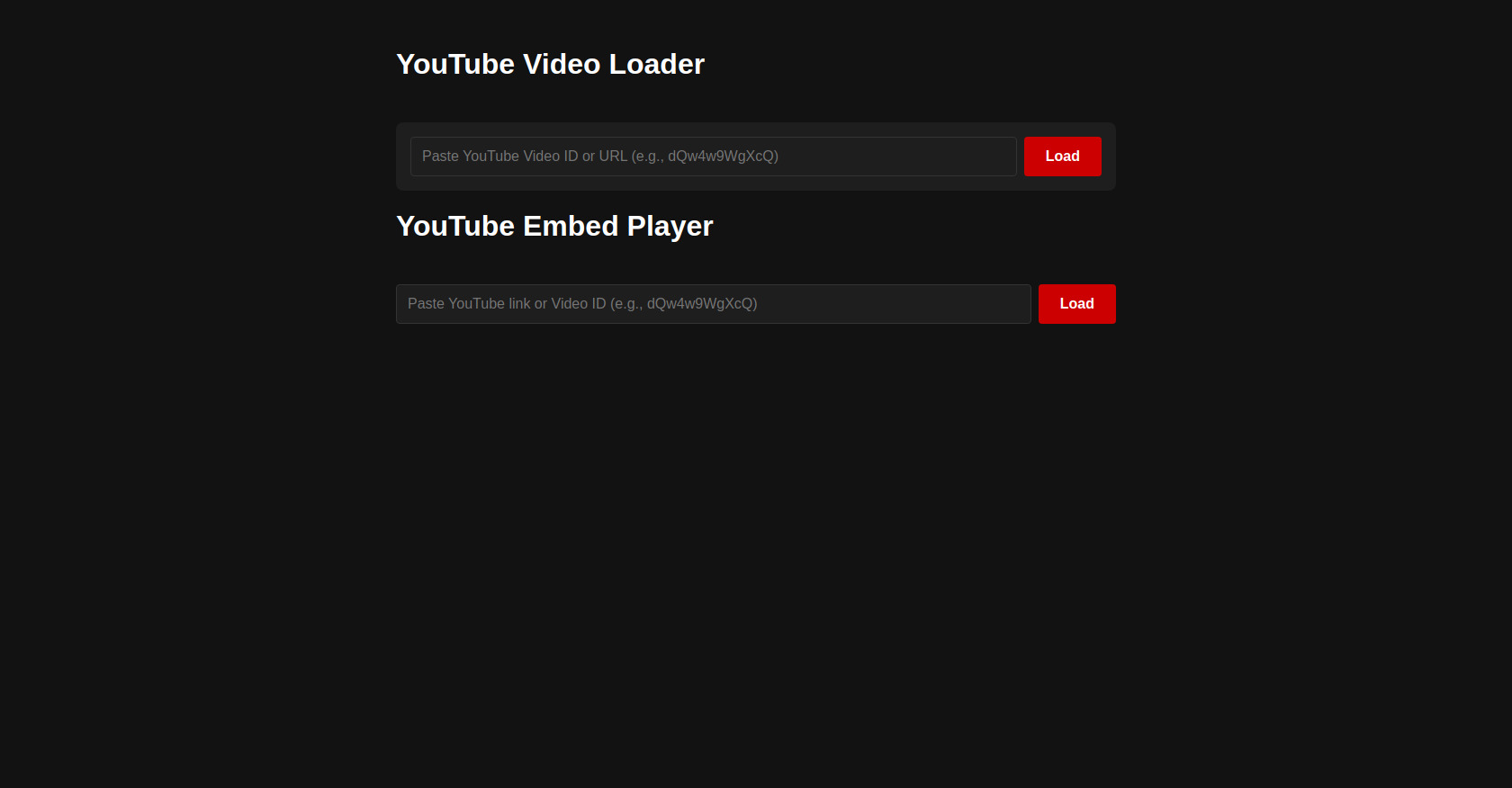 Lecteur vidéo YouTube dynamique avec HTML et JavaScript
