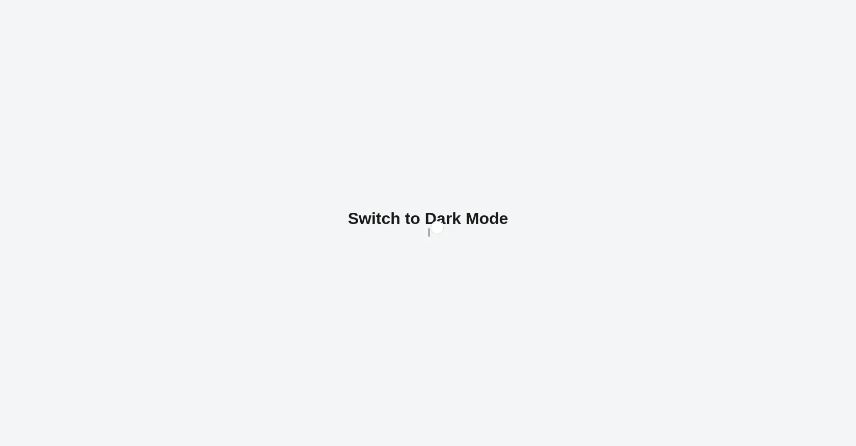 Dark light switch button.