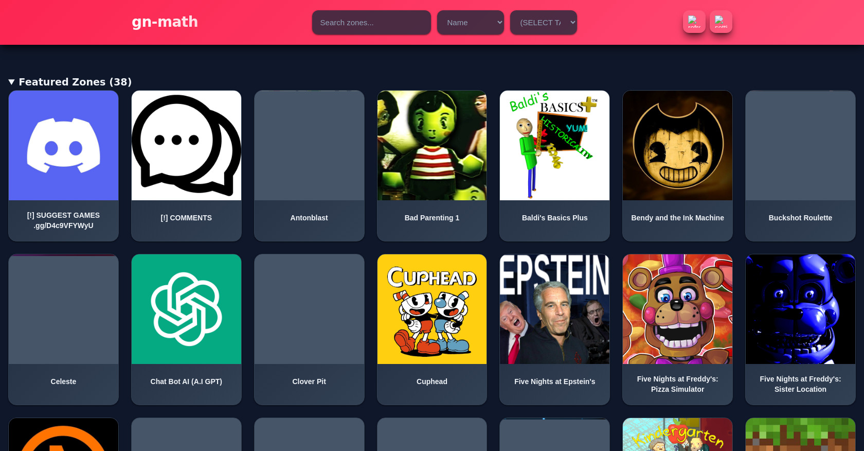 Unblocked Games HTML: GN-Math Zone Directory & Viewer