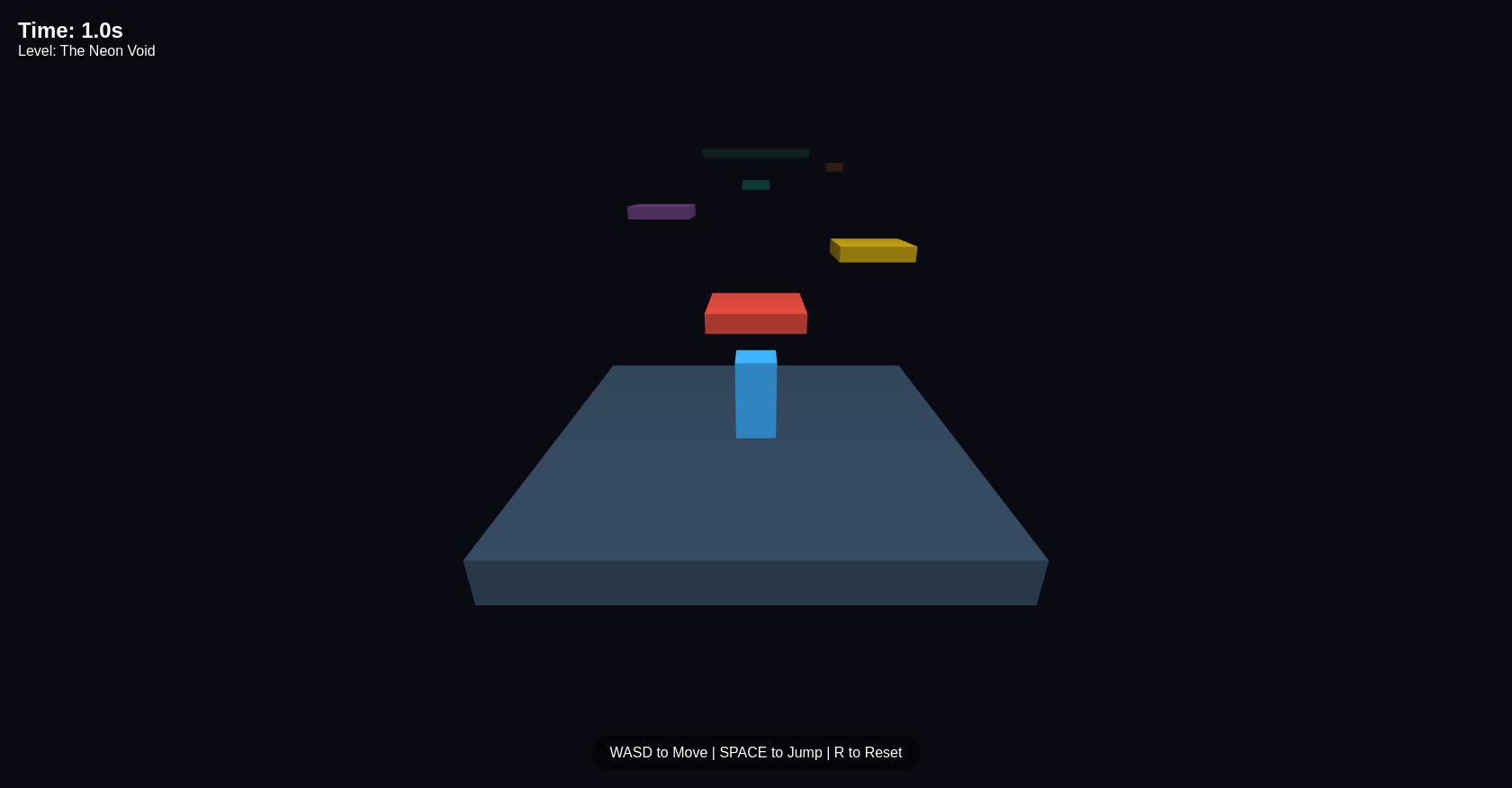 3D Browser Obby Game with Three.js