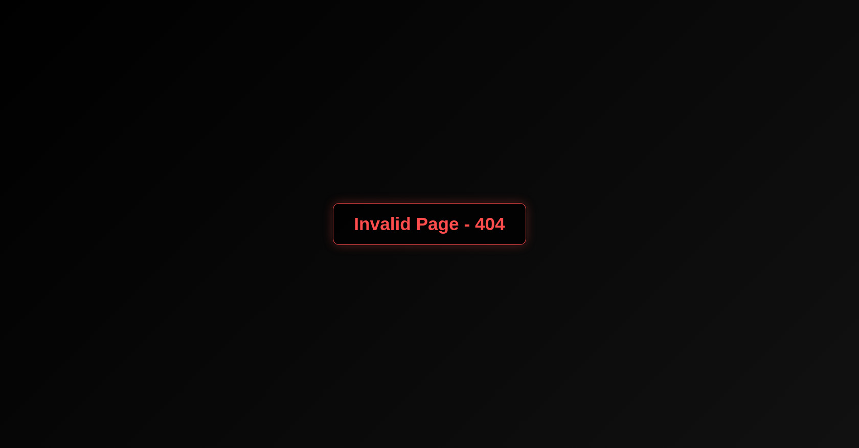 404 Error Page HTML Template