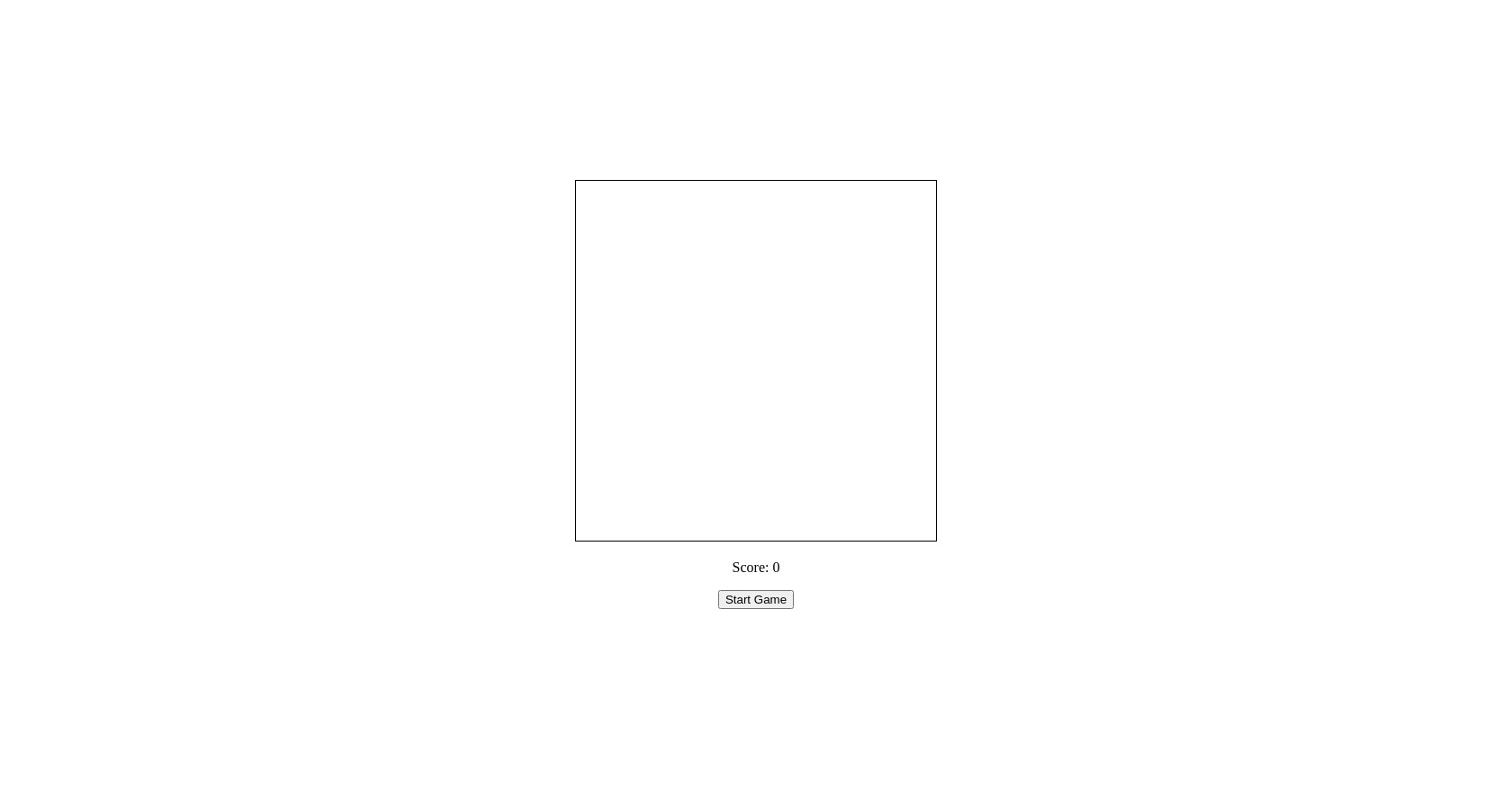 HTML Snake Game Code Example