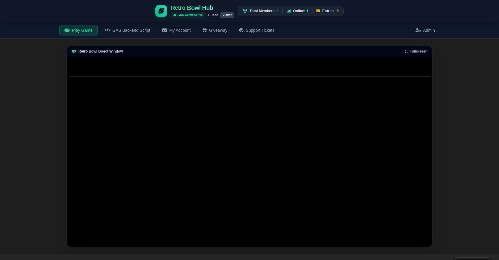 Retro Gaming Hub Dashboard with Tailwind CSS and JS