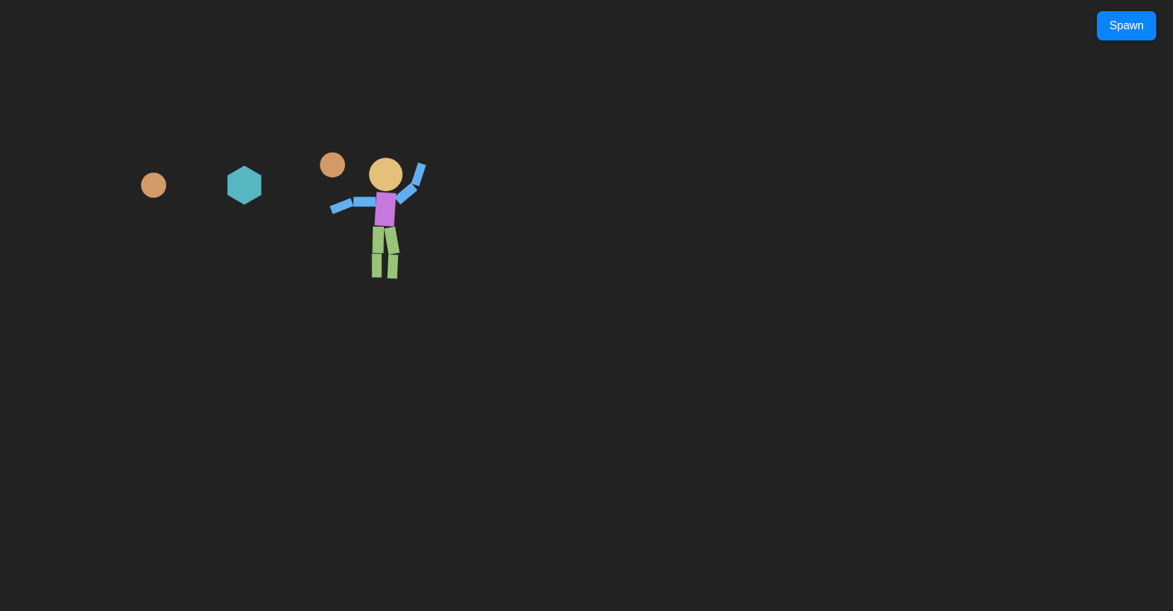 Matter.js Ragdoll Physics Game Example