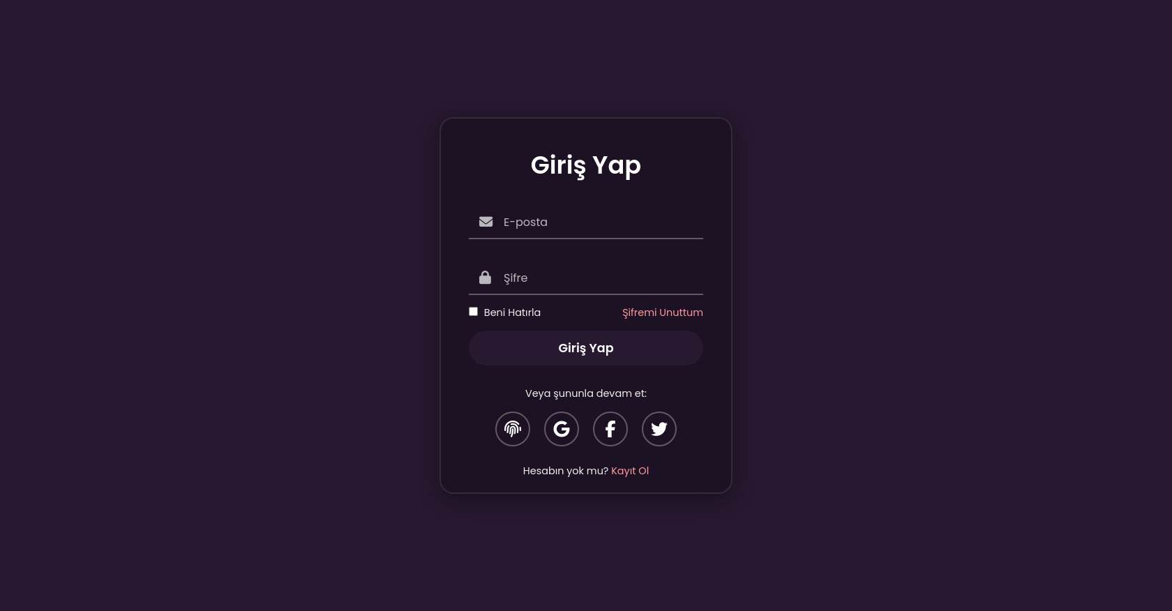 Login & Register Form HTML CSS Template