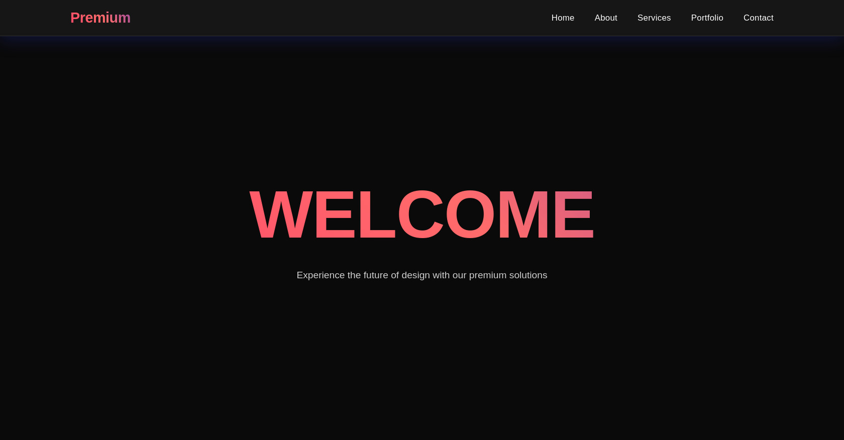 CodePen Home Premium Barra de navegação responsiva