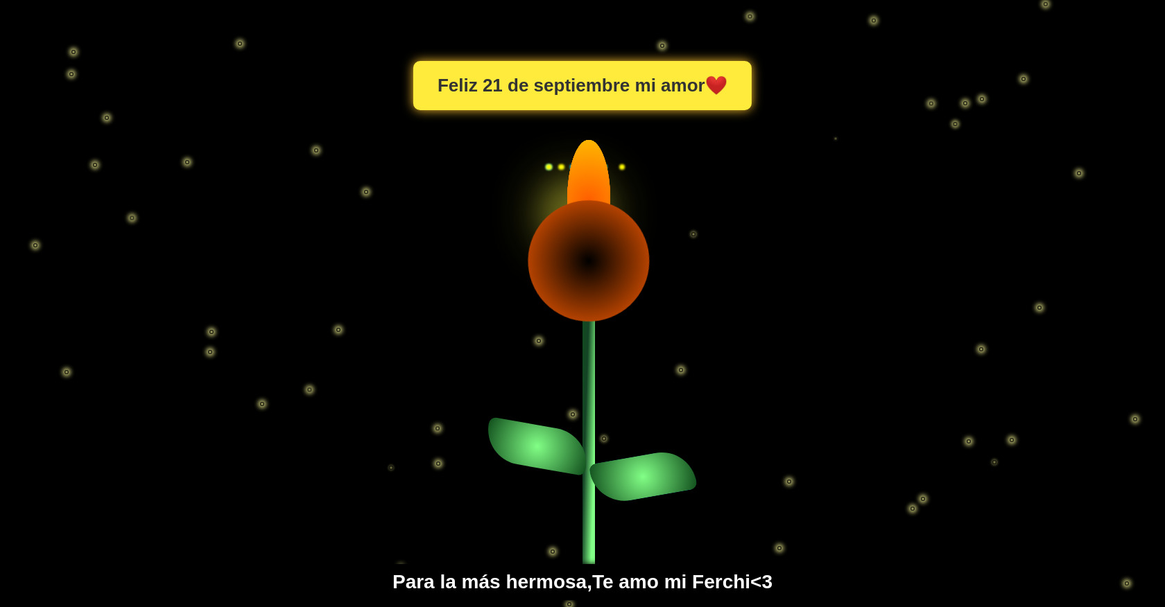 CSS Fireworks & Fireflies Animation