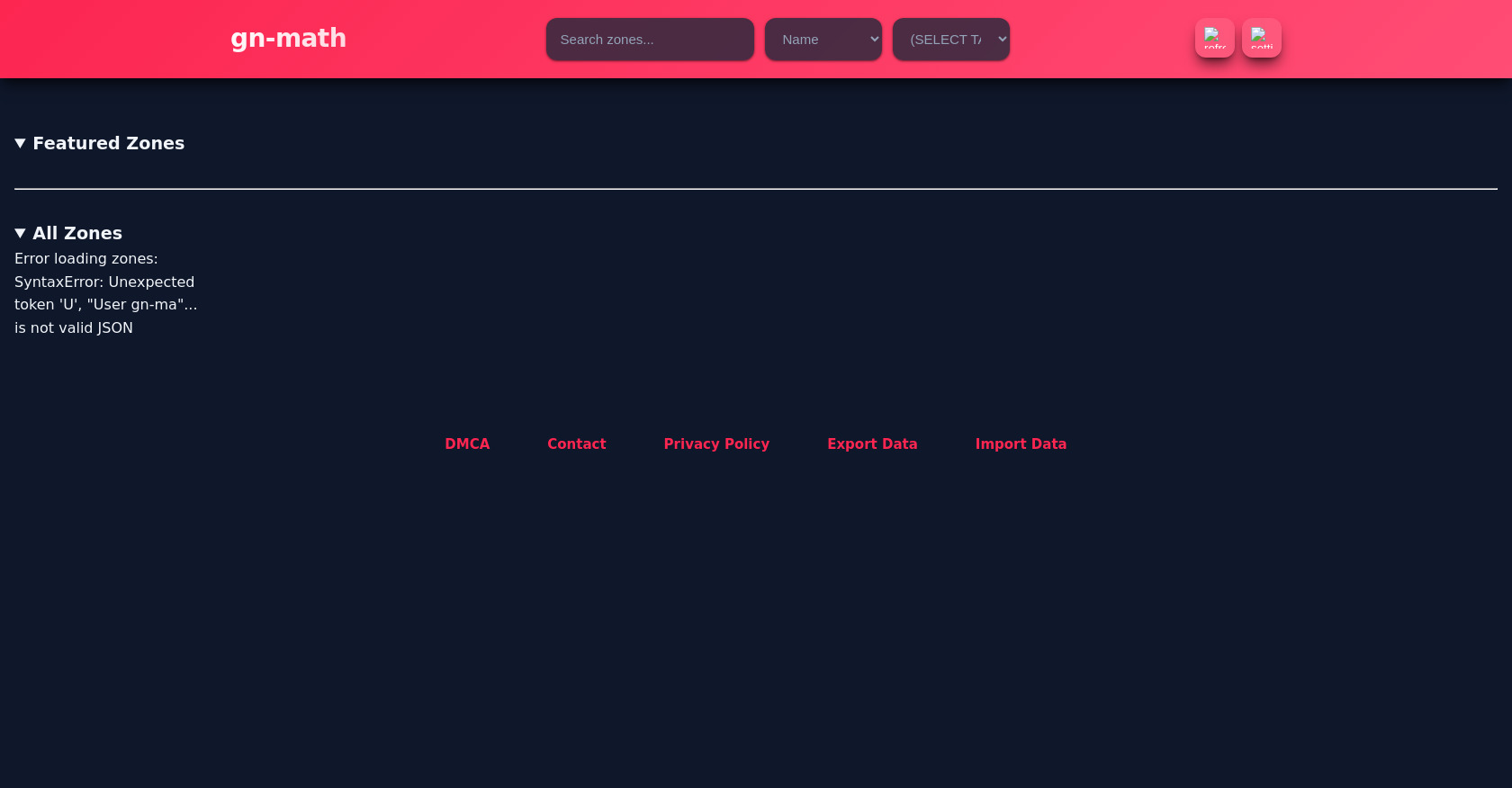 GN-Math: Unblocked Games, Search, and Settings