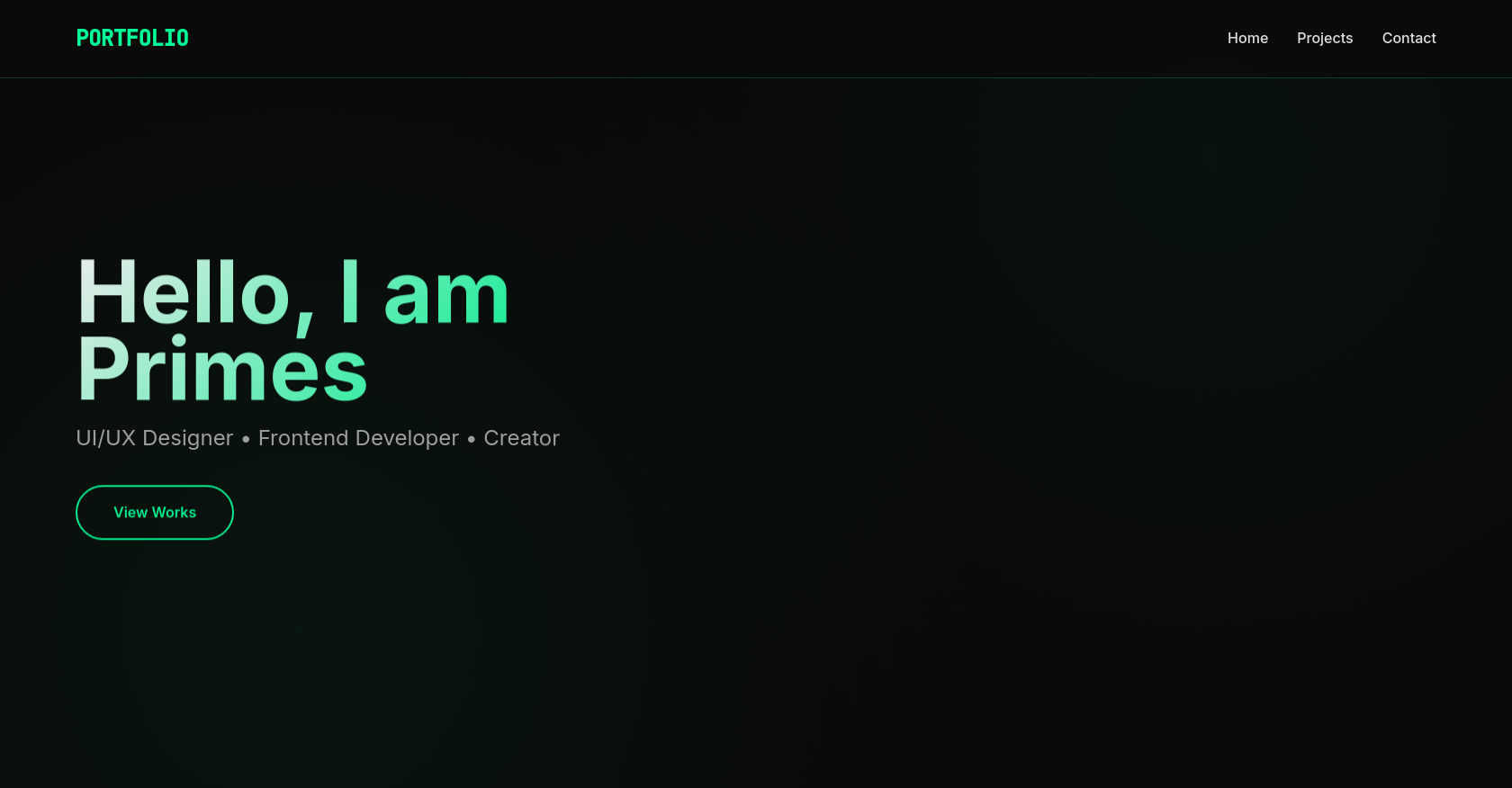 Portfolio Website Template: Modern Design