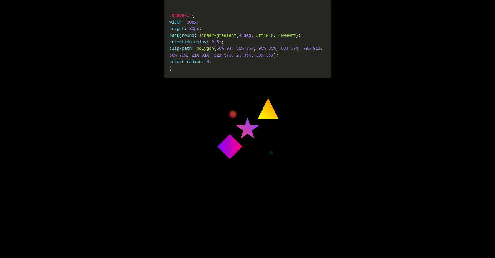 growing magic shapes
