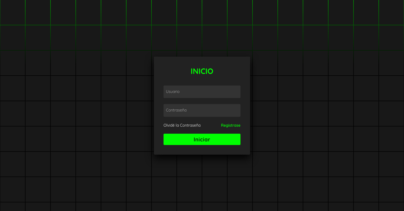 HTML Login Form Example