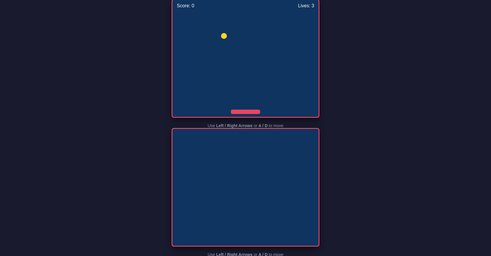 Falling Star Catcher Game with JavaScript Canvas