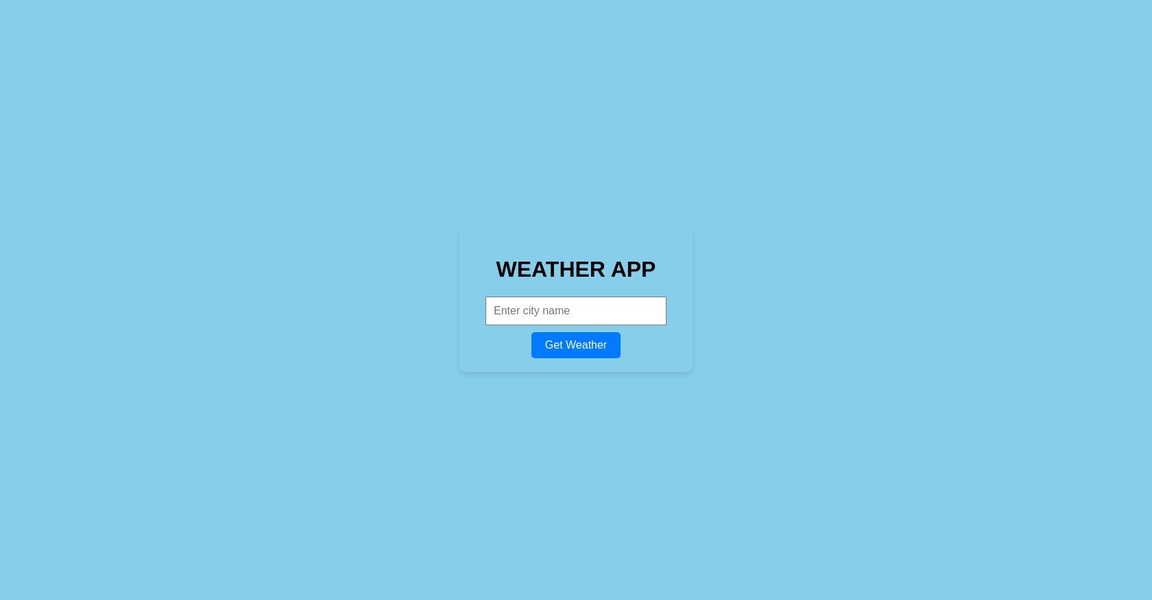 Weather App