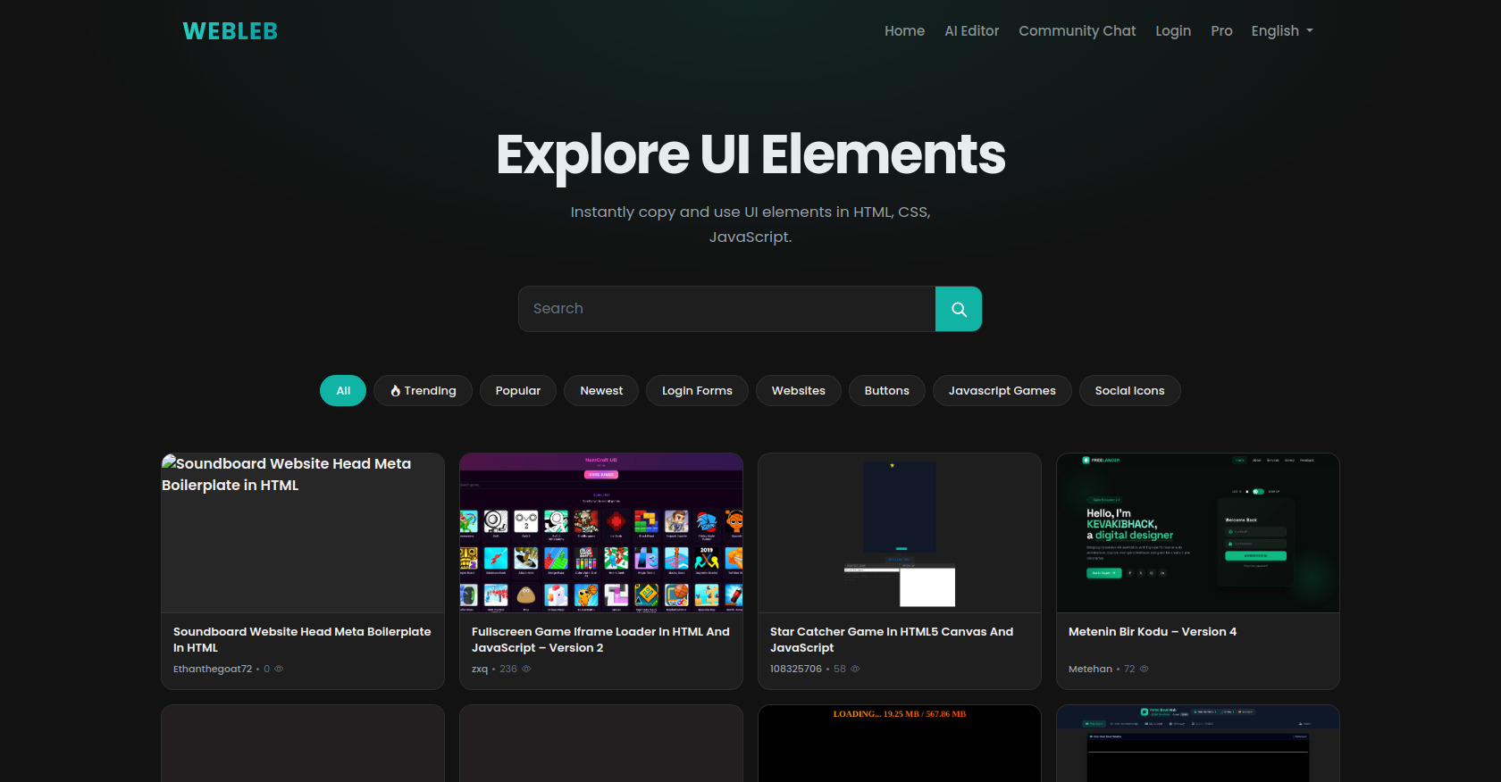 Soundboard Website Head Meta Boilerplate in HTML