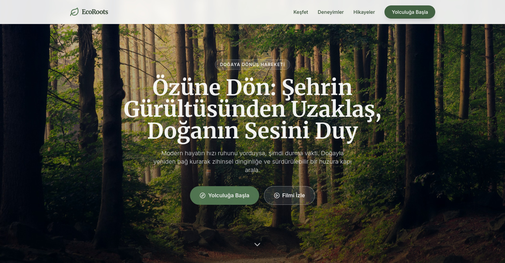 Sustainable Living & Nature Retreat HTML Template