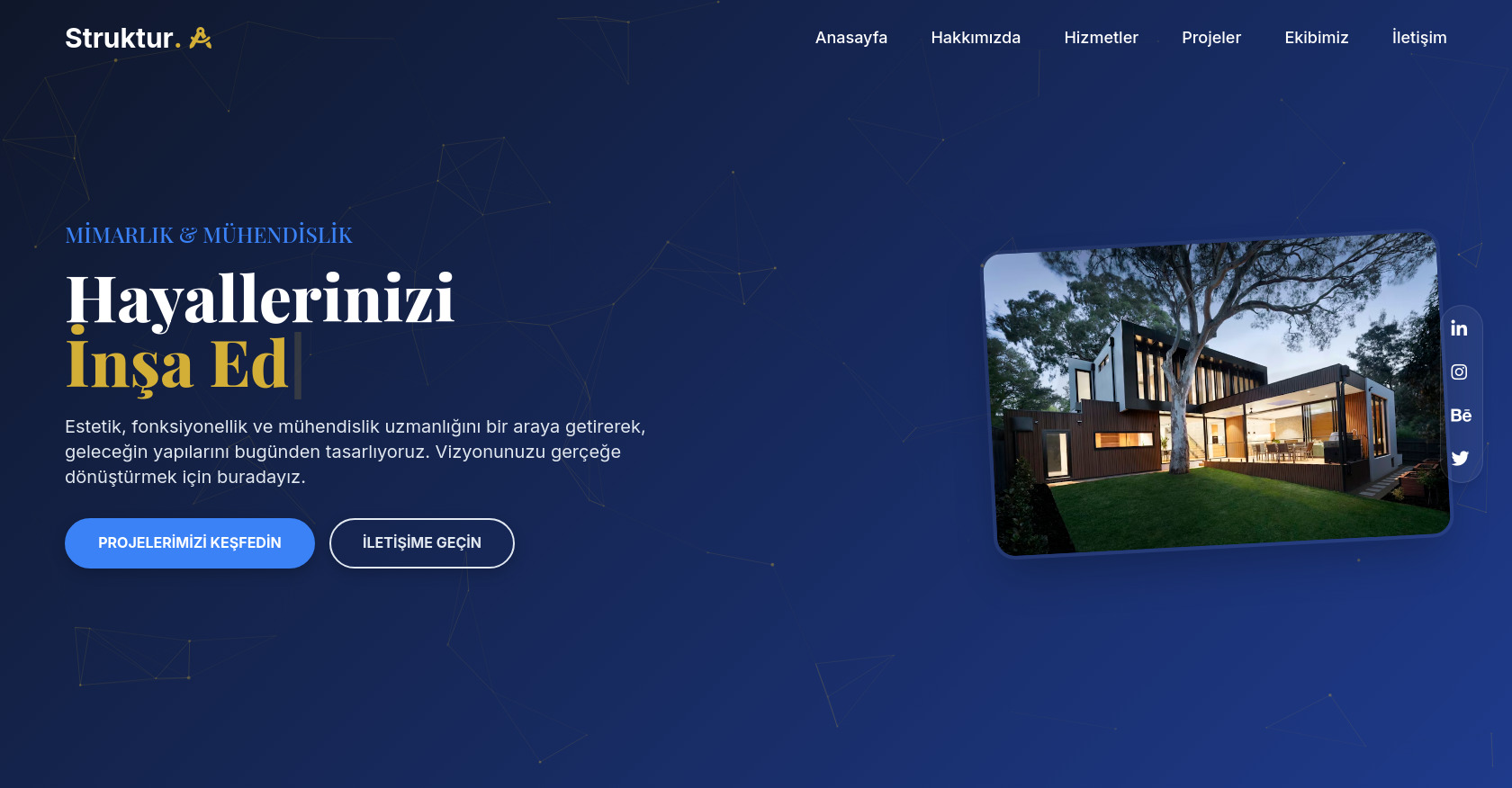 Architecture Engineering Tailwind CSS Website