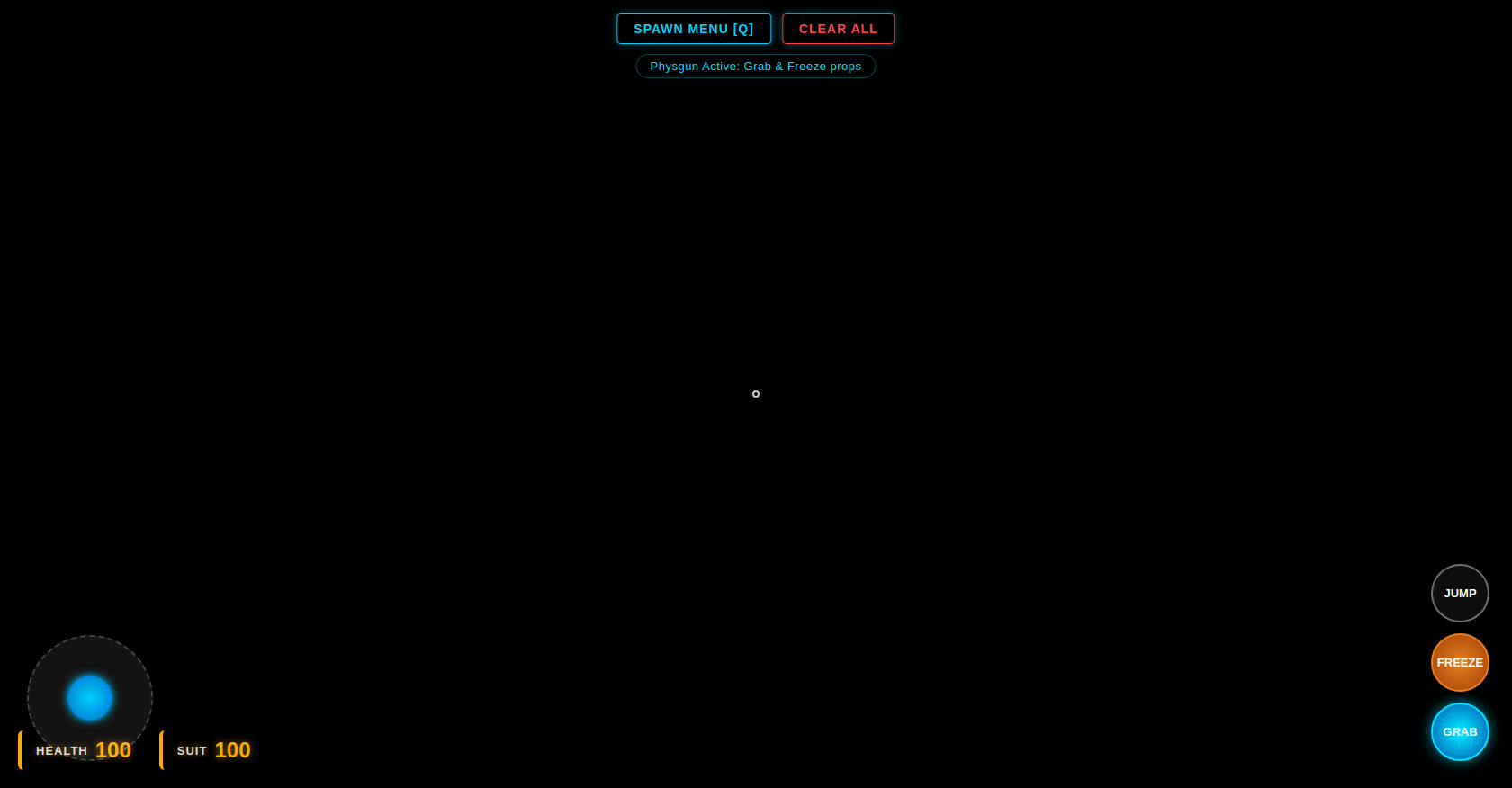 3D Physics Sandbox Game with HTML CSS and JavaScript