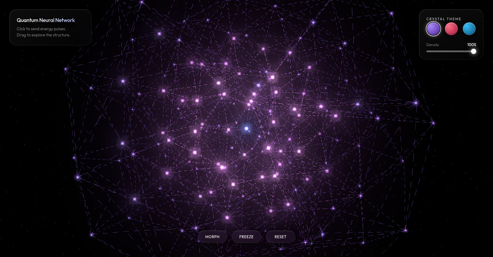 3D Neural Network Visualization (Three.js)