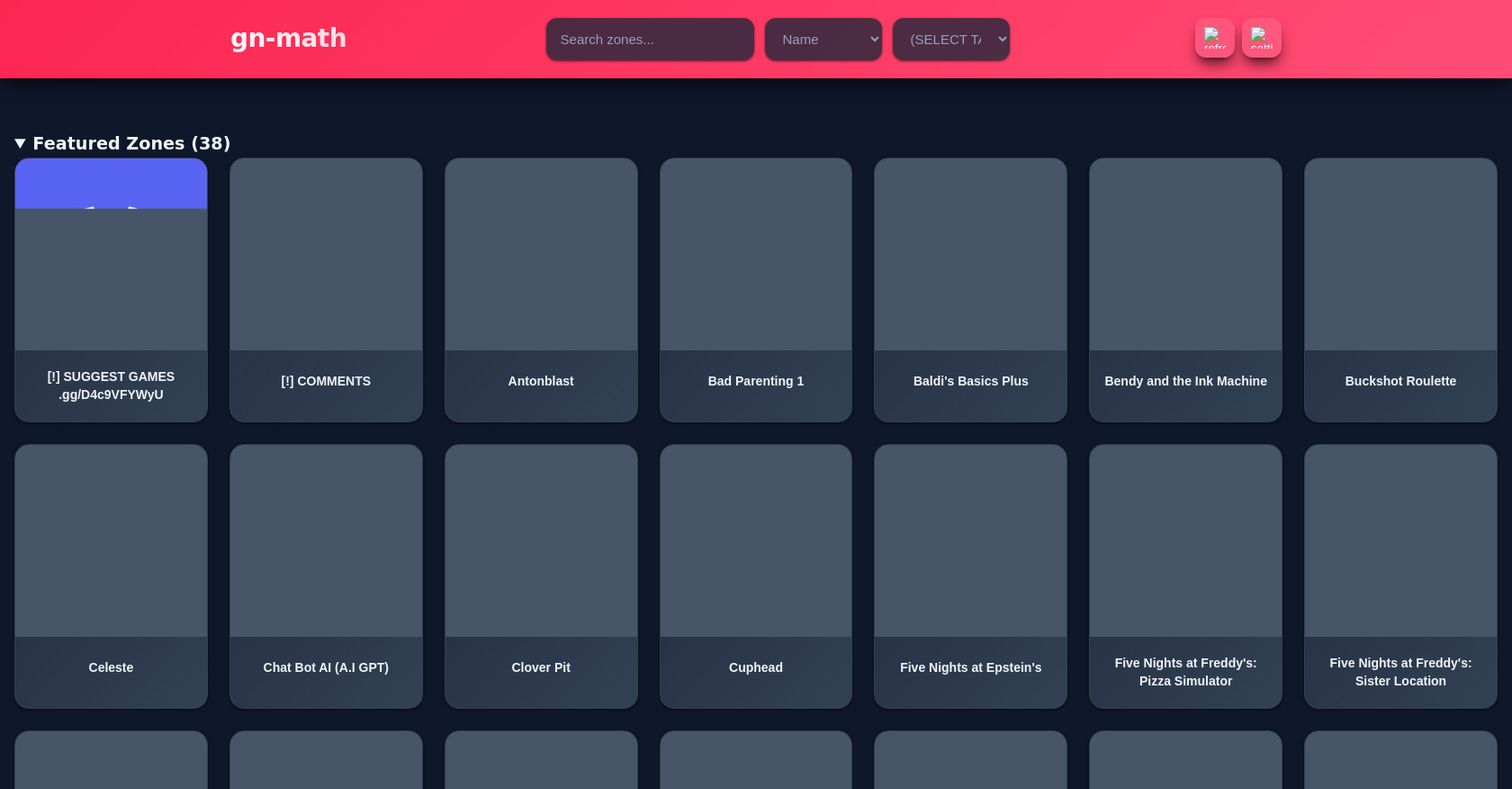 Jeux HTML débloqués : Visionneuse et chargeur GN-Math Zone