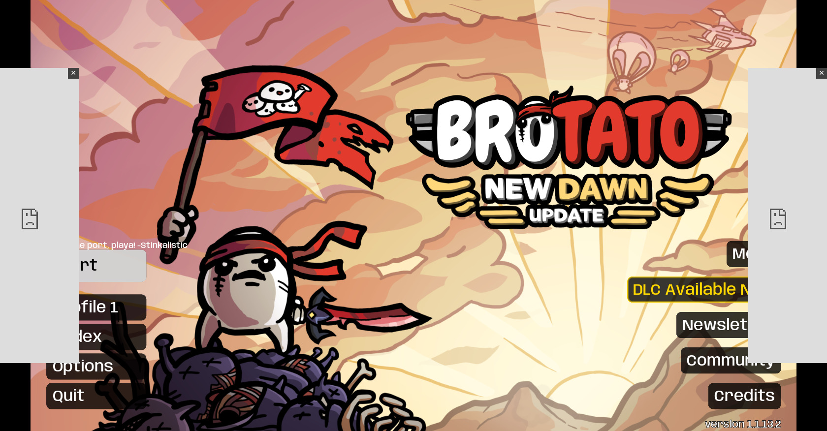 Brotato Arena Shooter Game in HTML5 Canvas and CSS