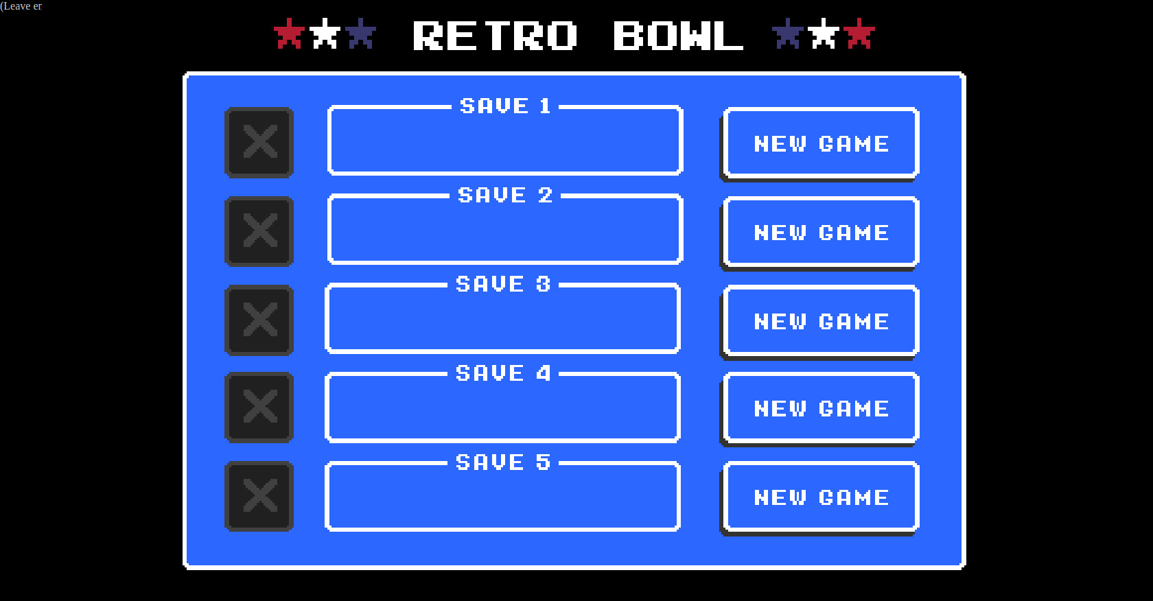 Retro Bowl 