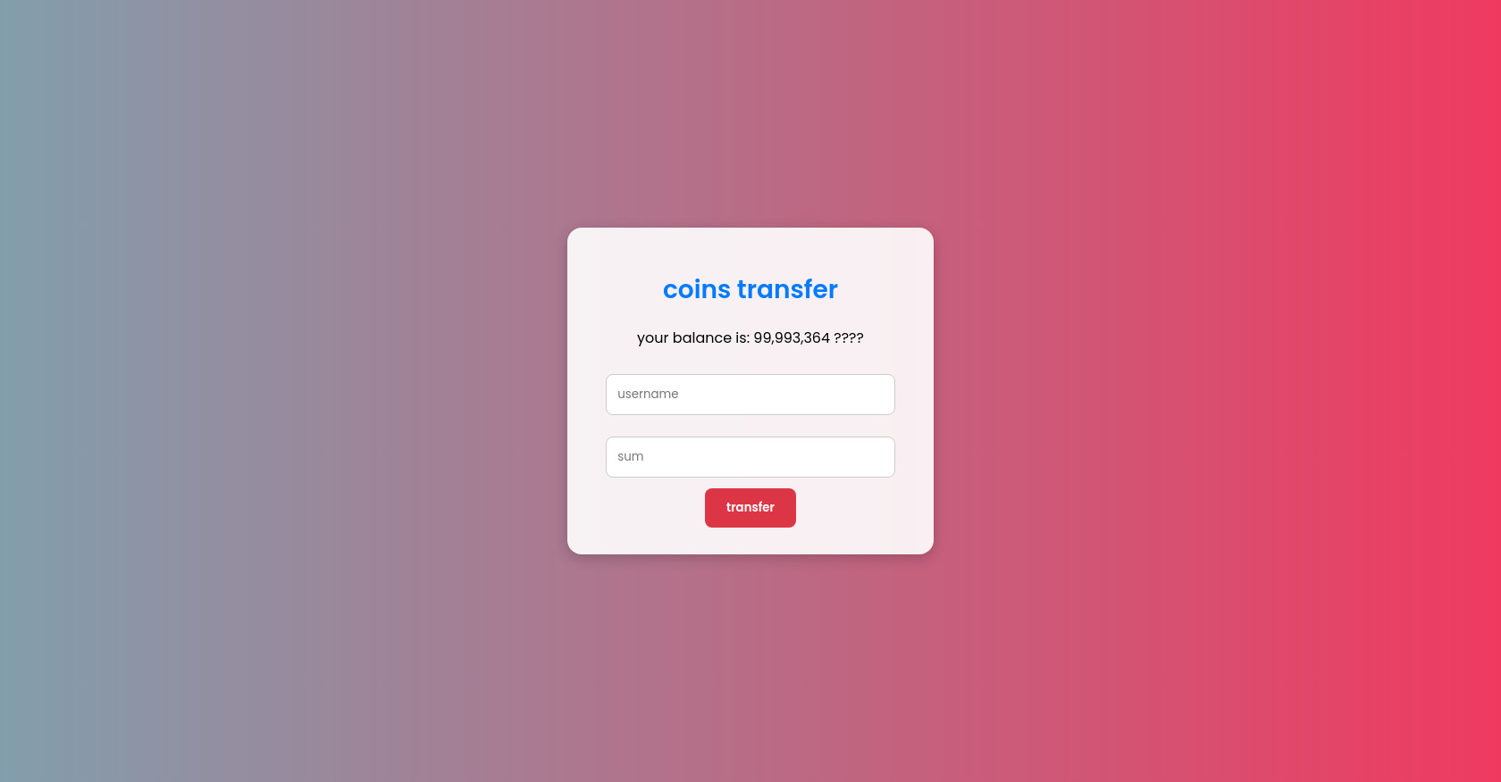 Coin Transfer Script with Payment Selection