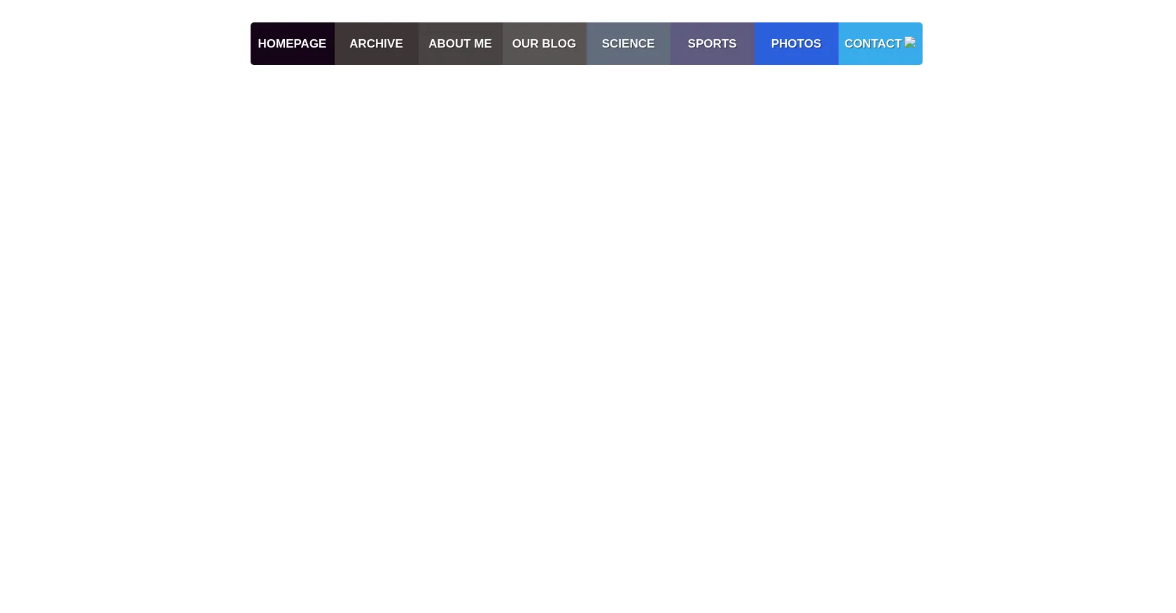 Animated Menu