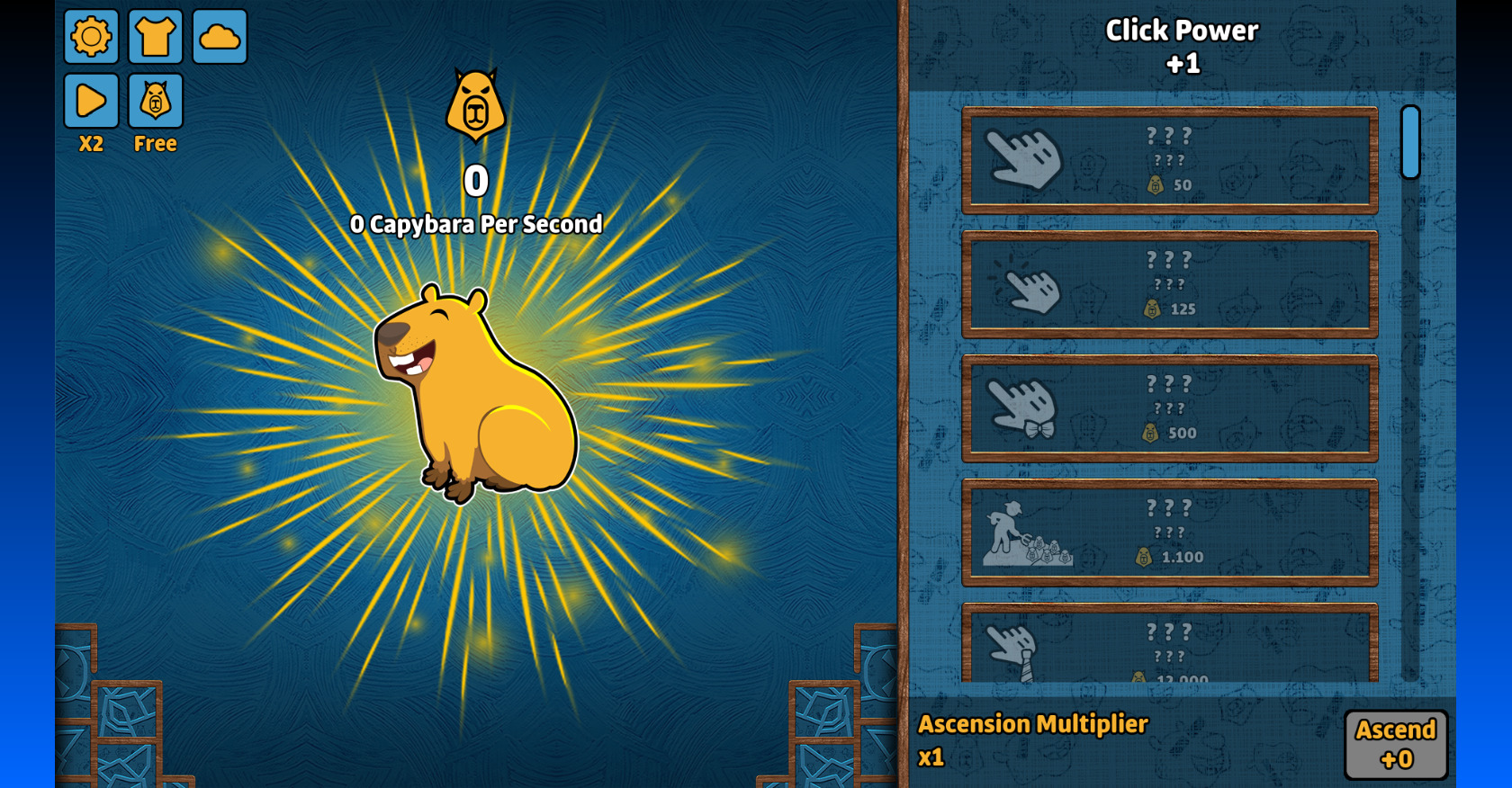 Clicker de capibara