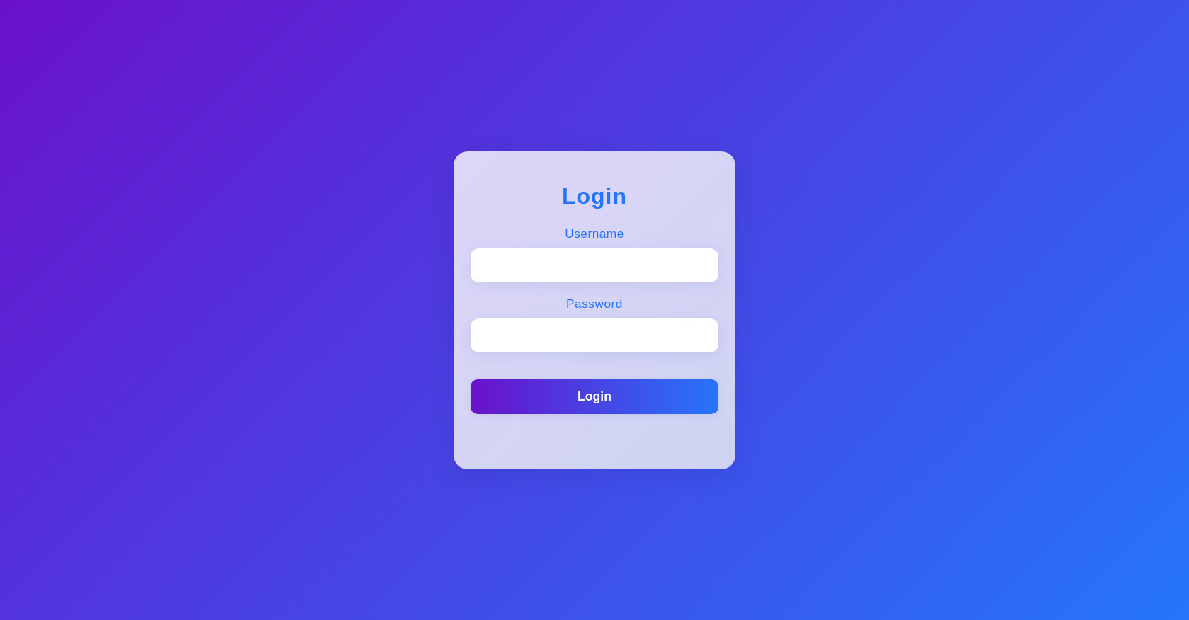 Modern Login Form with Gradient, Animated Glow, and Responsive Design