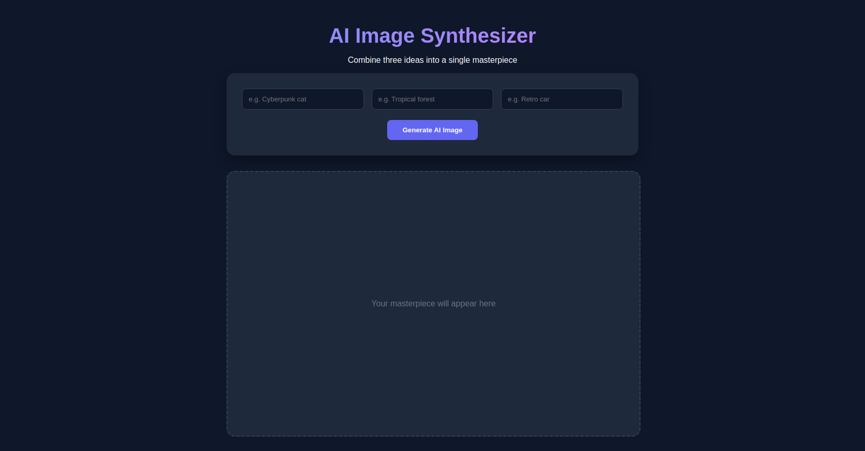AI Image Generator: Combine Prompts Online