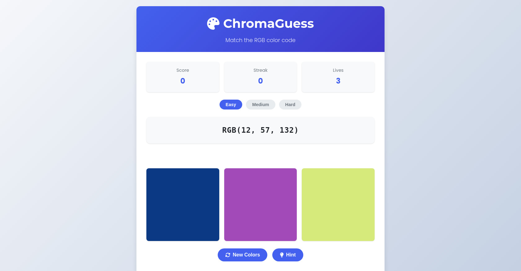 Gioco di abbinamento dei colori