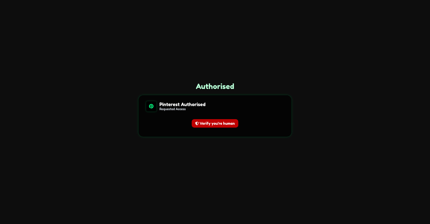 Authorised App Verification