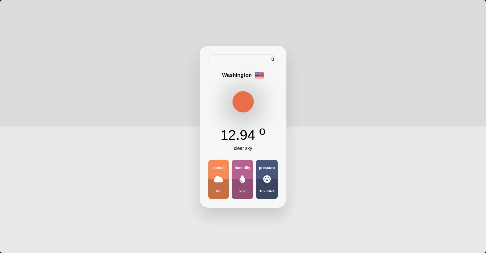 Weather website