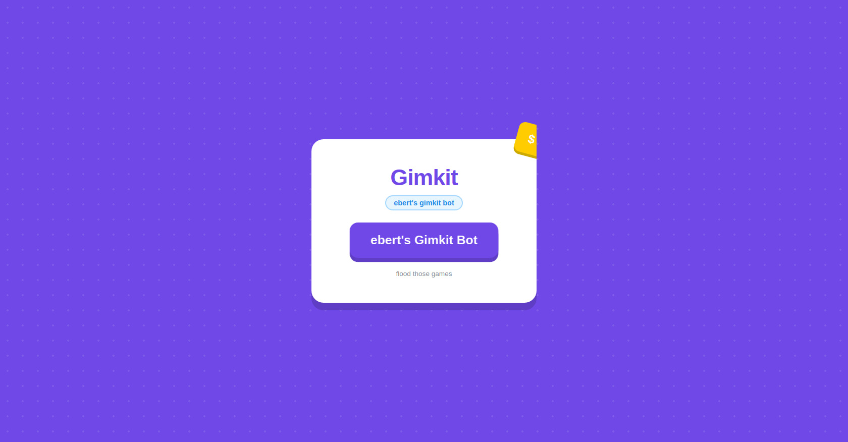 UB Gimkit bot
