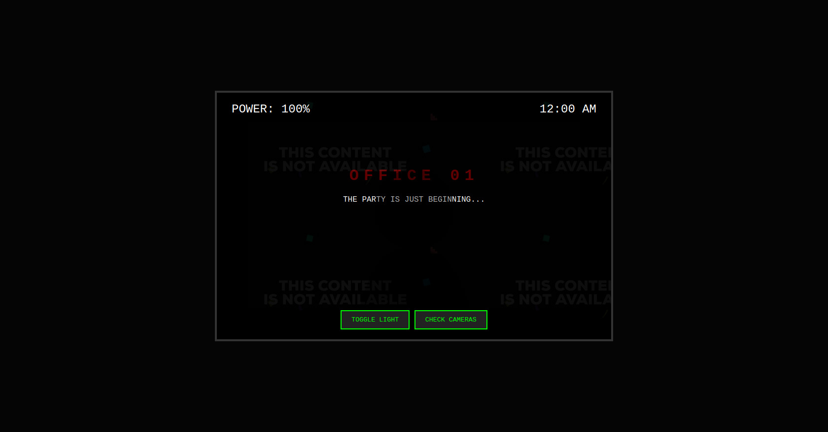 Five Nights at Diddy's HTML Game Code
