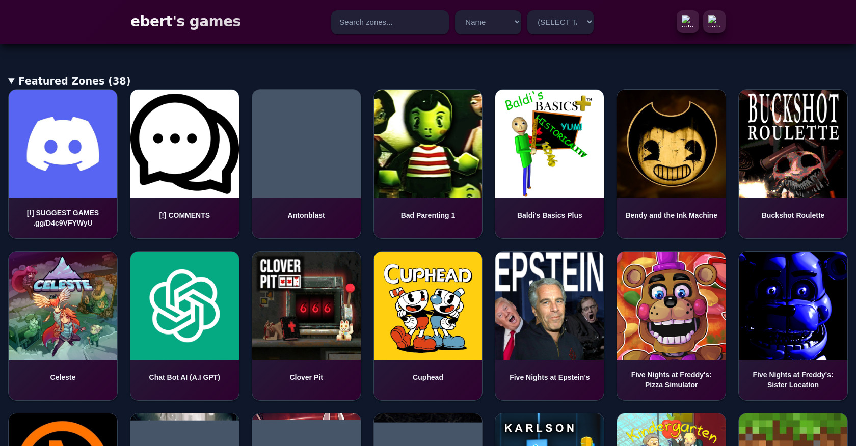 Los juegos de Ebert