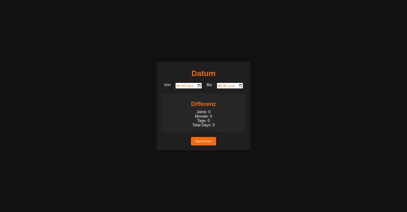 Date Calculator