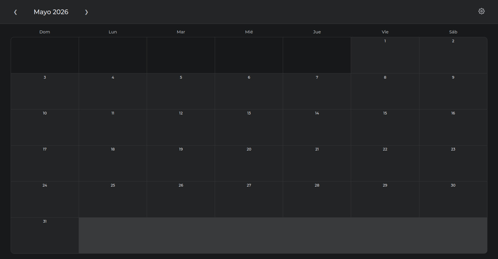 calendar