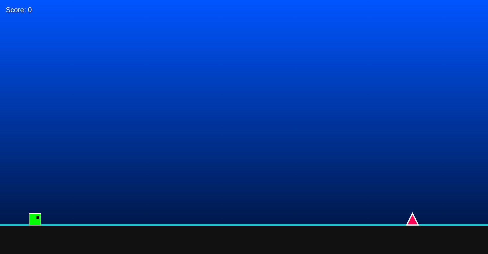 Geometry Dash JavaScript Game Clone