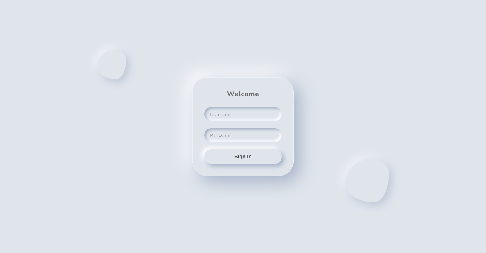 Jelly Morph Login Form HTML Code Example