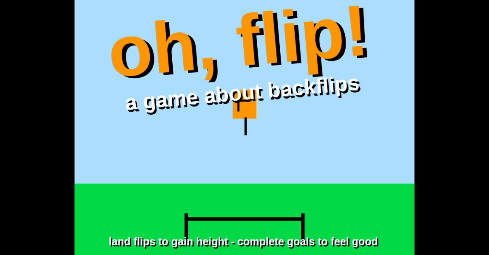 Jeu d'arcade de gymnastique acrobatique en HTML et JavaScript